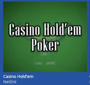 初心者でもわかりやすいNetEnt社の「Casino Hold`em(カジノホールデム)」をプレイ